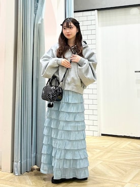 「デート/ロマンティック」｜「アイテム（その他シューズ）」を使った、さちぃさん（レディース・153cm）の秋コーディネート