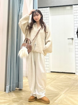 「アイテム（キーホルダー）」を使った、さちぃさん（レディース・153cm・20代）の秋コーディネート