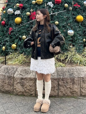 さちぃさん（レディース・153cm）の冬コーディネート