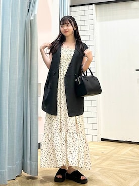 「アイテム（アクセサリー）」を使った、さちぃさん（レディース・153cm）の夏コーディネート