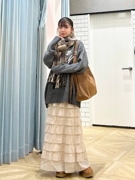 「アイテム（その他シューズ）」を使った、さちぃさん（レディース・153cm・20代）の秋コーディネート