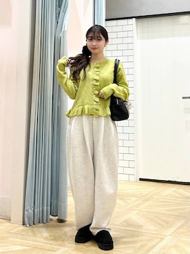 くまみS カットイージーコクーンパンツ 292362（スウェットパンツ