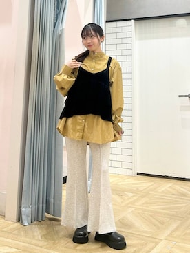 「アイテム（シュシュ）」を使った、さちぃさん（レディース・153cm・20代）の夏コーディネート