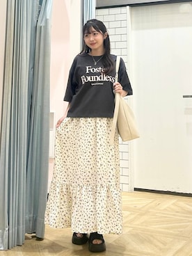 「アイテム（ワンピース/ドレス）」を使った、さちぃさん（レディース・153cm・20代）の夏コーディネート
