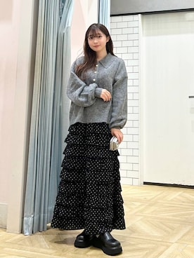 「アイテム（財布）」を使った、さちぃさん（レディース・153cm・20代）の秋コーディネート