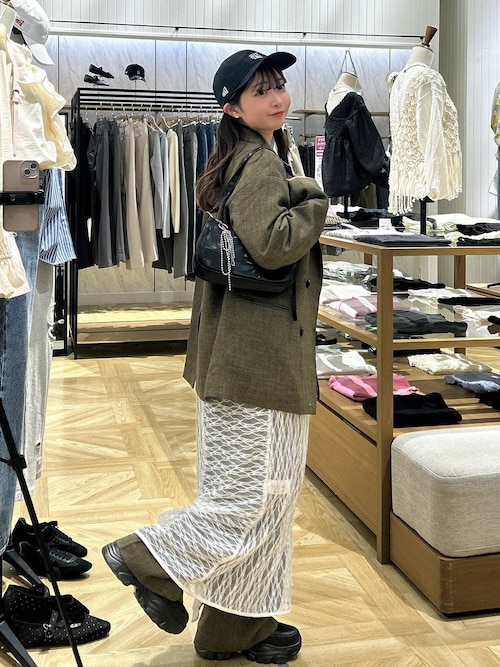 セール】メランジツイルワイドパンツ 242732（スラックス）｜LOWRYS