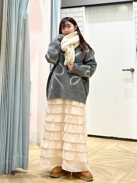 「アイテム（その他シューズ）」を使った、さちぃさん（レディース・153cm・20代）の冬コーディネート