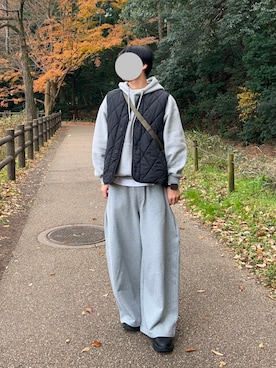 「epnok（エプノック）のアイテム（パンツ）」を使った、chanさん（メンズ・173cm）の冬コーディネート