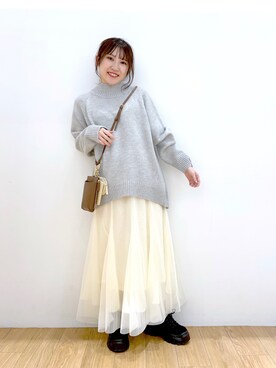 まーさんさん（レディース・154cm）の冬コーディネート
