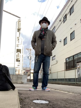 「アイテム（ジャケット/アウター）」を使った、ひとはこさん（メンズ・176cm）の秋コーディネート