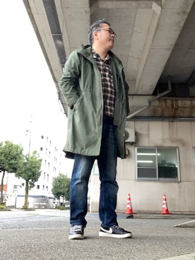 「アイテム（ジャケット/アウター）」を使った、ひとはこさん（メンズ・176cm）の秋コーディネート