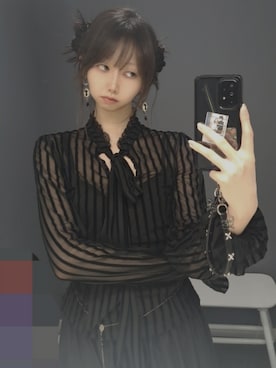 「YOSUKE（ヨースケ）のアイテム（シューズ）」を使った、薔薇さん（レディース・165cm）の春コーディネート