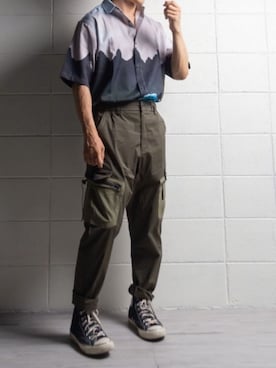 「meemselect」｜akabananaaaさん（メンズ・170cm）の夏コーディネート