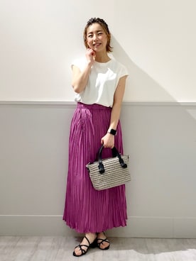 ひろちゃん☆相互さん（レディース・155cm）の夏コーディネート