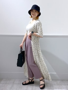 ひろちゃん☆相互さん（レディース・155cm）の夏コーディネート