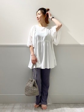 ひろちゃん☆相互さん（レディース・155cm）の夏コーディネート