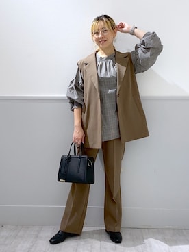 ひろちゃん☆相互さん(レディース・155cm)の秋コーディネート