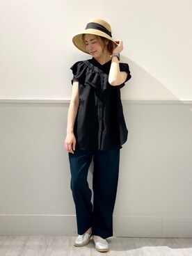 ひろちゃん☆相互さん（レディース・155cm）の夏コーディネート