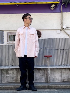 「HERMES（エルメス）のアイテム」を使った、shuntanakashunさん（メンズ・173cm）の夏コーディネート