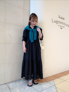 「Te chichi TERRASSE（テチチテラス）のアイテム（ワンピース/ドレス）」を使った、yumichiさん（レディース・153cm）の春コーディネート