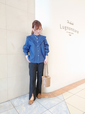 「Te chichi TERRASSE（テチチテラス）のアイテム（アクセサリー）」を使った、yumichiさん（レディース・153cm）の春コーディネート