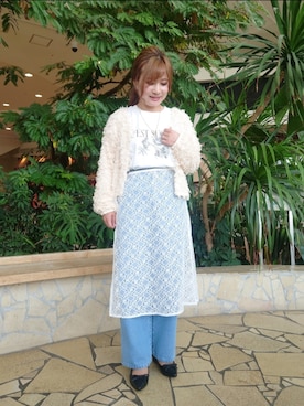 「Te chichi TERRASSE（テチチテラス）のアイテム（アクセサリー）」を使った、yumichiさん（レディース・153cm）の秋コーディネート