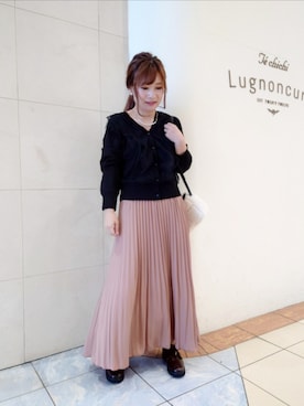 「Te chichi TERRASSE（テチチテラス）のアイテム（アクセサリー）」を使った、yumichiさん（レディース・153cm）の秋コーディネート