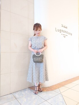 「Te chichi（テチチ）のTストラップサンダル（サンダル）」を使った、yumichiさん（レディース・153cm）の夏コーディネート