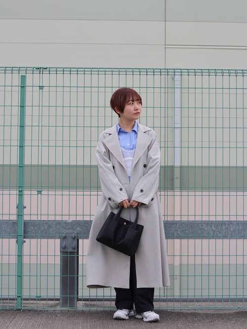 セール】『3サイズ展開』ストライプコクーンスラックス（その他パンツ