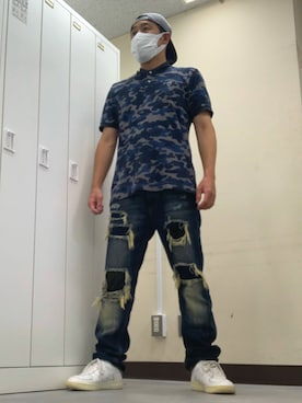 植草ムノイズ達郎さんの（BILLIONAIRE BOYS CLUB | ビリオネア・ボーイズ・クラブ）を使ったコーディネート