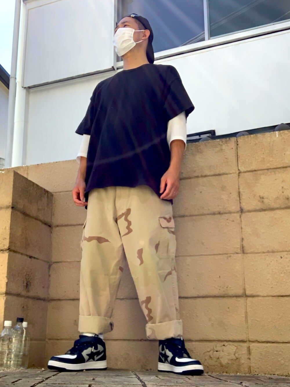 Supreme のカーゴパンツ（ベージュ系）を使った人気ファッション