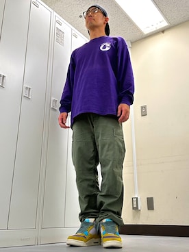 植草ムノイズ達郎さん（メンズ・174cm・40代）の秋コーディネート