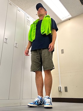 「アイテム（シューズ）」を使った、植草ムノイズ達郎さん（メンズ・174cm・40代）の夏コーディネート