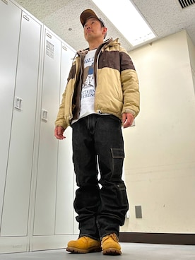 植草ムノイズ達郎さんのコーディネート