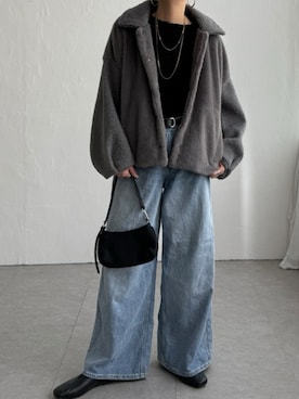 「ZARA（ザラ）のアイテム」を使った、LBC STAFFさん（レディース・160cm）の秋コーディネート