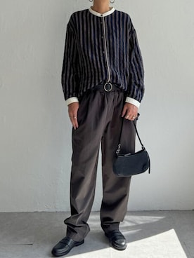 「LBC（エルビーシー）のアイテム（シャツ/ブラウス）」を使った、LBC STAFFさん（レディース・160cm）の秋コーディネート