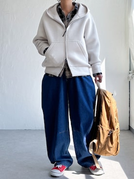 「LBC（エルビーシー）のアイテム」を使った、LBC STAFFさん（レディース・160cm）の秋コーディネート