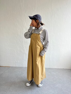 「LBC（エルビーシー）のアイテム（ワンピース/ドレス）」を使った、LBC STAFFさん（レディース・157cm）の秋コーディネート