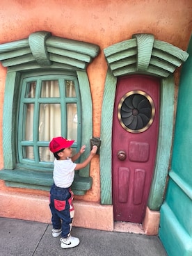 「babyGAP（babyGAP）のアイテム」を使った、おはむ。さん（キッズ・100cm）の秋コーディネート