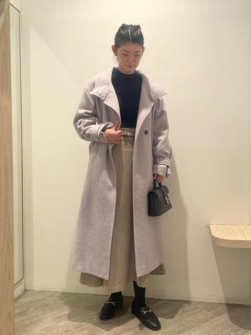 セール】【静電気防止】2WAY毛混シャギーロングコート（その他アウター