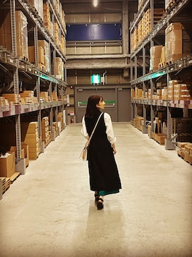 「ショッピング」｜「アイテム（その他アウター）」を使った、yukinaさん（レディース・155cm）の夏コーディネート