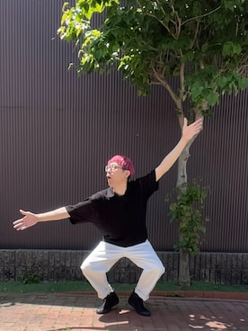 「オールスター」｜「アイテム（その他）」を使った、うろーごさん（メンズ・184cm）の夏コーディネート