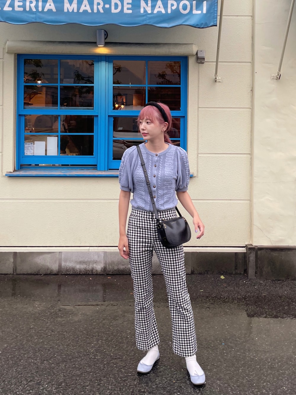POLO RALPH LAURENのアイテムを使った「ギンガムチェックパンツ」の