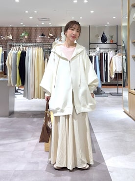 「Me%（ミィパーセント）の【ステンレス】AppleWatchチェーンゴウヒバンド 326036（デジタル腕時計、ベージュ系）」を使った、たっきー❁⃘さん（レディース・149cm）の春コーディネート