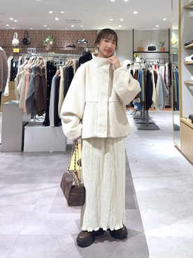 「アイテム（ピアス（両耳用））」を使った、たっきー◡̈❤︎さん（レディース・149cm・30代）の冬コーディネート