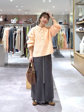 「大人女子カジュアル_LOWRYS FARM」｜たっきー◡̈❤︎さん（レディース・149cm）の冬コーディネート