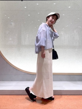 「アイテム（帽子）」を使った、たっきー◡̈❤︎さん（レディース・149cm・30代）の春コーディネート