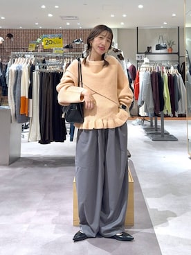 「アイテム（リング）」を使った、たっきー◡̈❤︎さん（レディース・149cm）の秋コーディネート