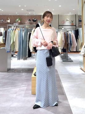 「Me%（ミィパーセント）の【ステンレス】AppleWatchチェーンゴウヒバンド 326036（デジタル腕時計、ベージュ系）」を使った、たっきー❁⃘さん（レディース・149cm）の春コーディネート