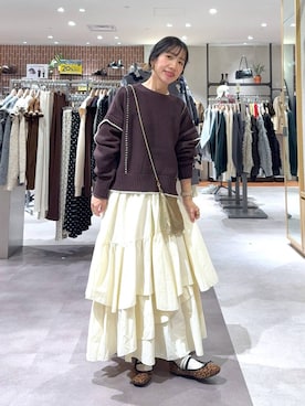 「アイテム（アクセサリー）」を使った、たっきー◡̈❤︎さん（レディース・149cm・30代）の秋コーディネート